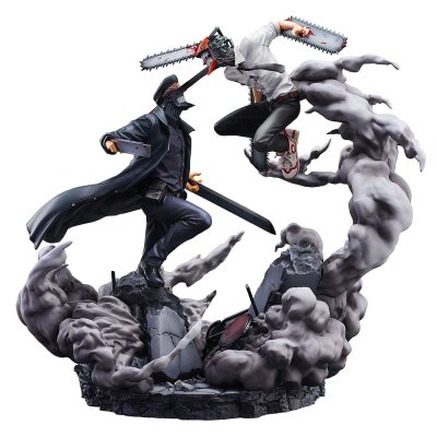 Chainsaw Man Statue Super Situation Figure Chainsaw Man...