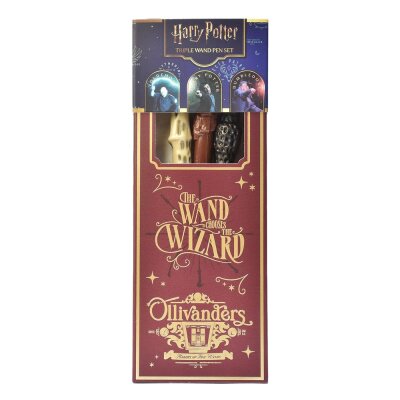 Harry Potter Triple Wand Pen Pack Magical Locations