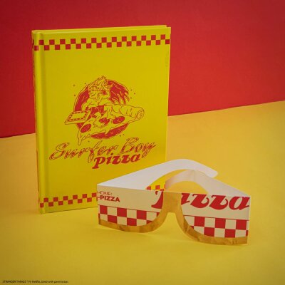 Stranger Things Notizbuch Surfer Boy Pizza Hardcover