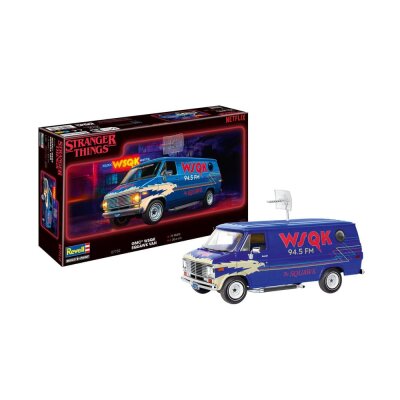 Stranger Things Modellbausatz 1/25 Squawk Van 21 cm