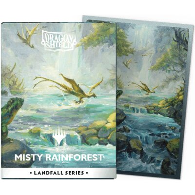 Matte Dual Art Sleeves MTG Landfall Series - Misty...