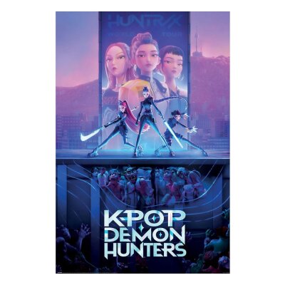 KPop Demon Hunters Poster Movie Key Art 61 x 91 cm