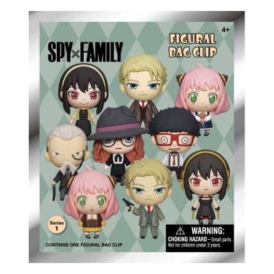 Spy x Family 3D PVC-Taschenanhänger Serie 1