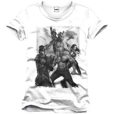 T-Shirt - Black & White - Guardians of the Galaxy
