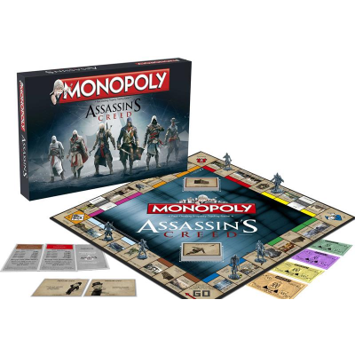 Brettspiel - Monopoly, Englische Version - Assassins Creed