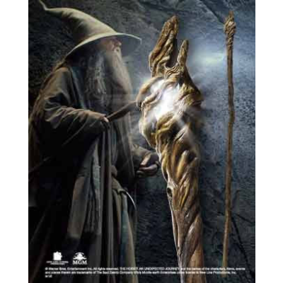Replik - Gandalfs Stab mit Leuchtfunktion 1/1 186 cm - Der Hobbit