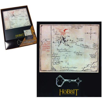Replik - Thorins Schlüssel und Karte zum Erebor 1/1 - Der Hobbit