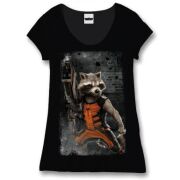 T-Shirt - Rocket Powered, Ladies - Guardians of the Galaxy