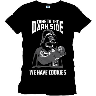 T-Shirt - Come To The Dark Side, Schwarz
