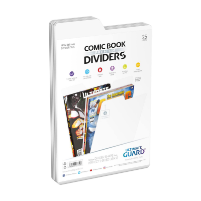 Comic Book Dividers - Weiß, Premium (25) - Ultimate Guard