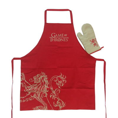 Game of Thrones Kochschürze mit Handschuh Lannister