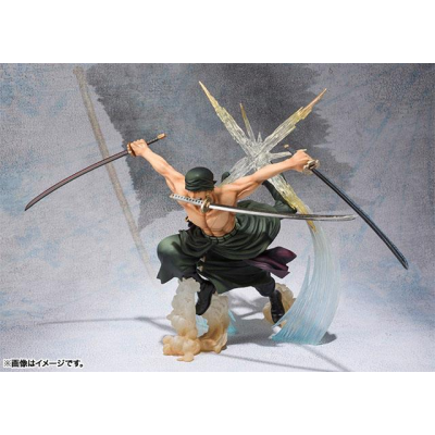 FiguartsZERO PVC Statue - Roronoa Zoro Battle Ver. Rengoku Onigiri 17 cm - One Piece