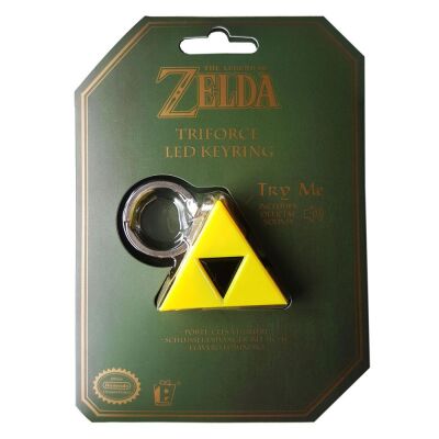 Legend of Zelda Light-Up Keychain with sound Triforce