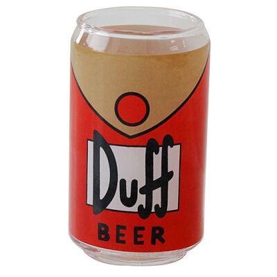 Simpsons Glass 6-Pack Duff Beer