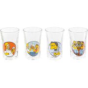Simpsons Shotglass 4-Pack To Alcohol!