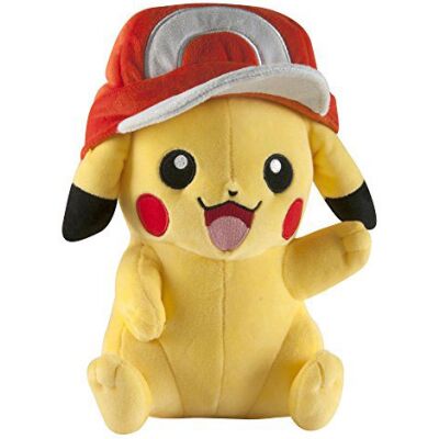 Pokemon Plush Figure Pikachu with Ash Cap 26 cm