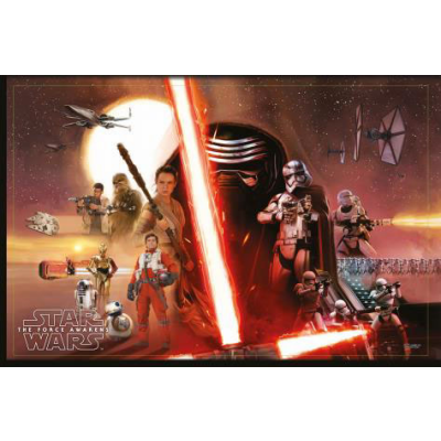 Schreibtischunterlage - Characters 59 x 39 cm - Star Wars Episode VII