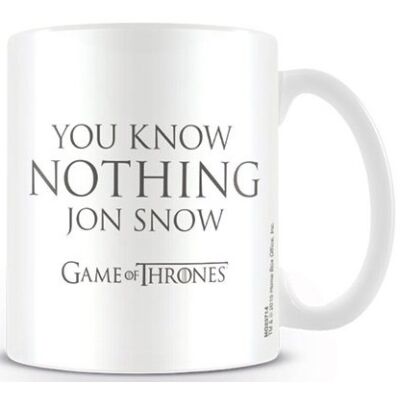Game of Thrones Mug You Know Nothing Jon Snow