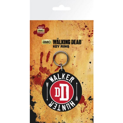 Walking Dead Gummi-Schlüsselanhänger Walker Hunter 7 cm