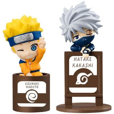 Naruto Ochatomo Series Trading Figure 2-Pack Kakashi & I...