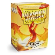 Dragon Shield Standard Sleeves - Matte Yellow (100 Sleeves)