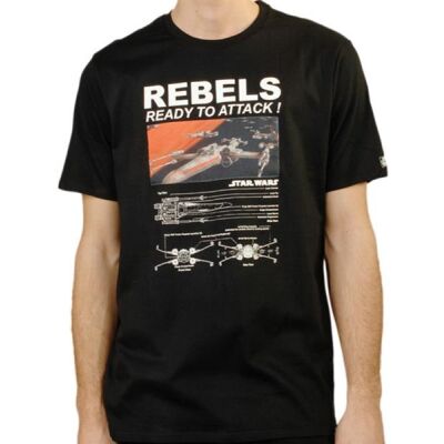T-Shirt - Rebels, Ready To Attack, Schwarz
