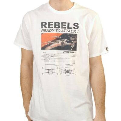 T-Shirt - Rebels Ready To Attack, White