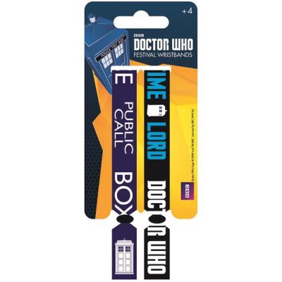 Doctor Who Festival Wristband 2-Pack Time Lord
