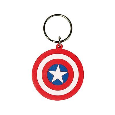 Marvel Comics Gummi-Schlüsselanhänger Captain America Shield