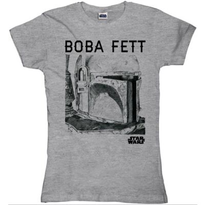 T-Shirt - Boba Fett Portrait, Ladies