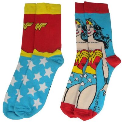 DC Comics Ladies Socks 2-Pack Wonder Woman