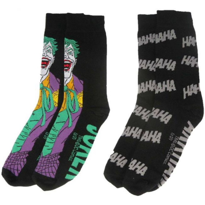 DC Comics Herren Socken Doppelpack Joker