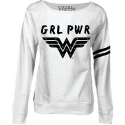 Wonder Woman Ladies Crewneck Sweatshirt Grl Pwr