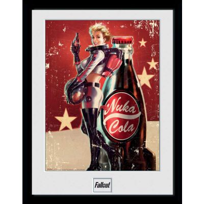 Fallout Framed Poster Nuka Cola 30 x 40 cm