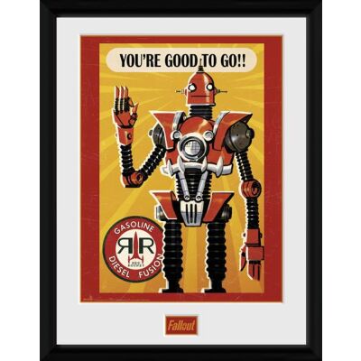 Fallout Framed Poster Red Rocket 45 x 34 cm heo Exclusive