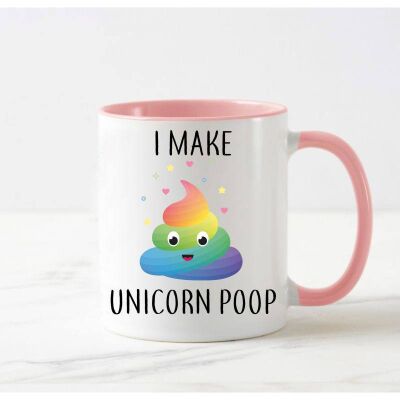 Einhorn Tasse I Make Unicorn Poop