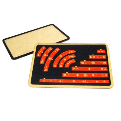 Star Wars X-Wing: Rulers Set Orange (with Box)
