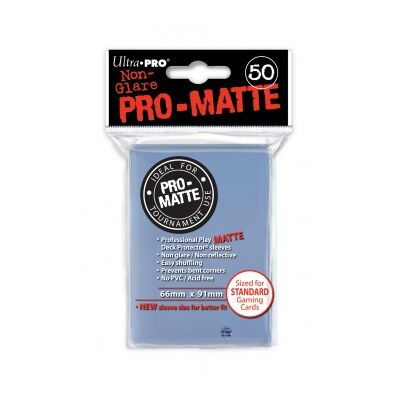 UP - Standard Sleeves - Non-Glare - Clear Pro Matte (50...