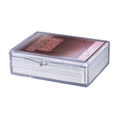 UP - Hinged Clear Box - (For 50 Cards)