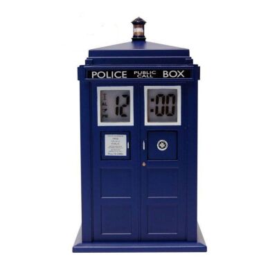 Doctor Who Alarm Clock with Projector Tardis