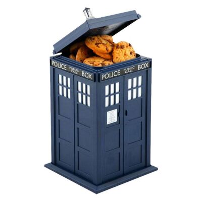 Doctor Who Cookie Jar with Sound & Light Up Tardis