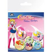 Sailor Moon Ansteck-Buttons 6er-Pack Mix