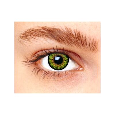 Natural contact lenses London Green, 3 Monate