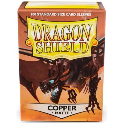 Dragon Shield Standard Sleeves - Matte Copper (100 Sleeves)