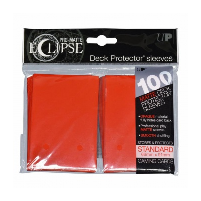 UP - Standard Sleeves - PRO-Matte Eclipse - Apple Red (100 Sleeves)