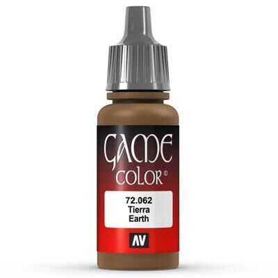Vallejo Game Color: 062 Earth, 17 ml