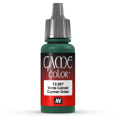 Vallejo Game Color: 067 Cayman Green, 17 ml