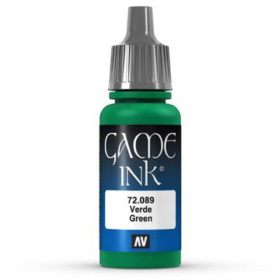 Vallejo Game Color Ink: 089 Ink Green, 17 ml