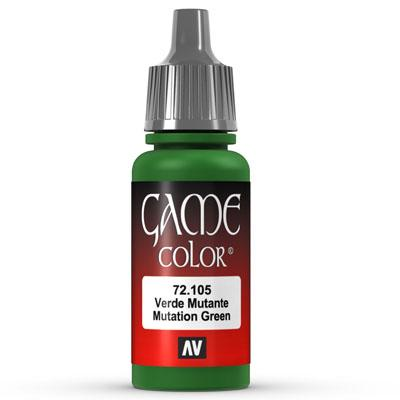 Vallejo Game Color: 105 Mutation Green, 17 ml