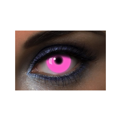 Farbige Kontaktlinsen UV Glow Pink, 1 Jahr